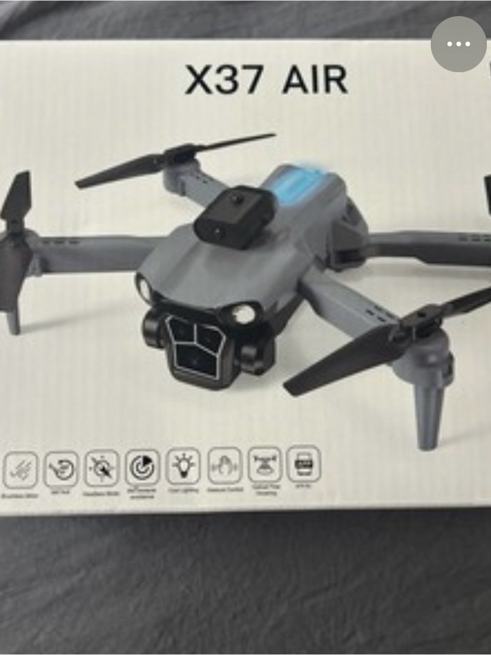 Gray Foldable Drone with Camera -